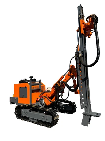 Crawler gemonteerd boorinstallatie